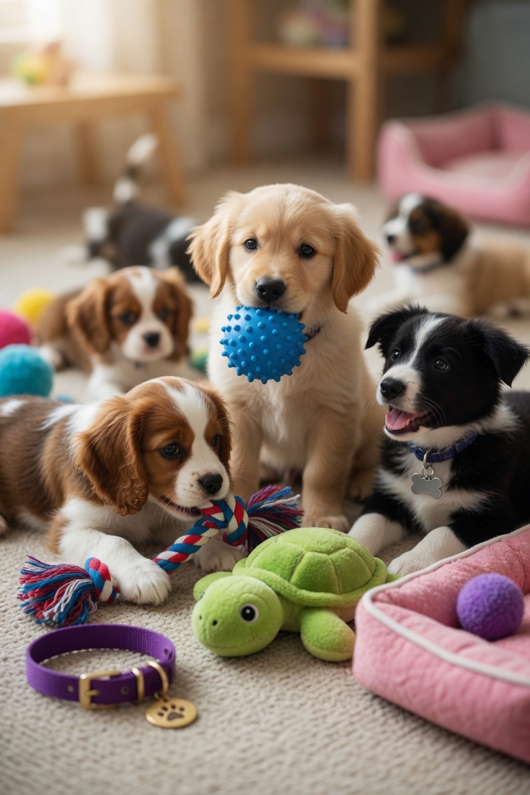 Premium dog accessories and bed